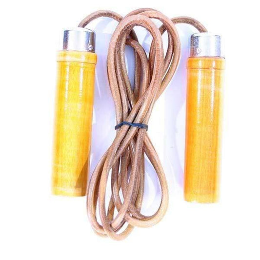 Mani Leather Fitness Skipping Rope - leather skipping rope for boxing and fitness training | MMABOXING