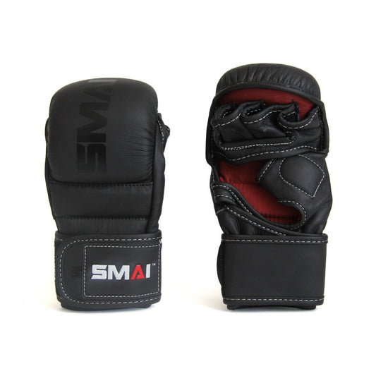 SMAI Elite85 MMA Hybrid Sparring Gloves in Black - view 2