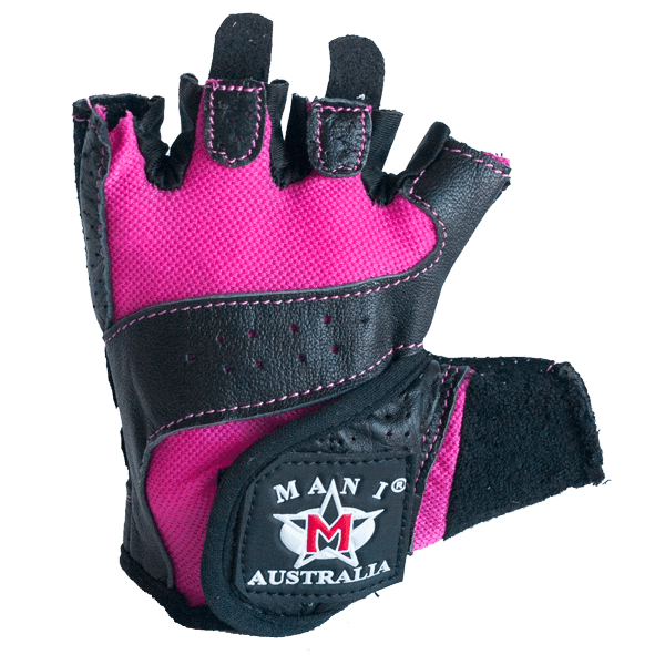 Mani Pink Weight Training Gloves - weightlifting gloves for gym training | MMABOXING
