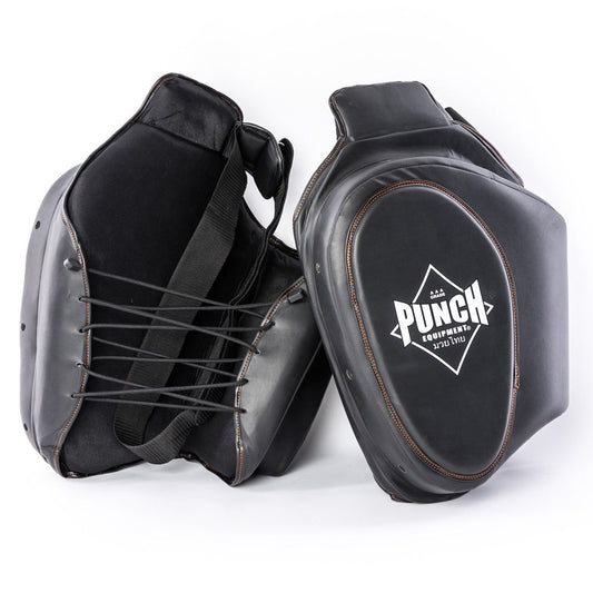Punch Thigh Pads - One Size - Black - kick leg pads product photo