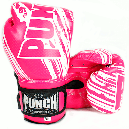 Punch Boxing Gloves - Junior and Youth (6-14yo) in Hot Pink - view 3