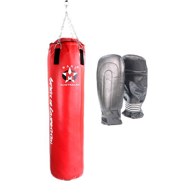 Mani Punch Bag Bundle - heavy bag and mitts set for boxing training | MMABOXING
