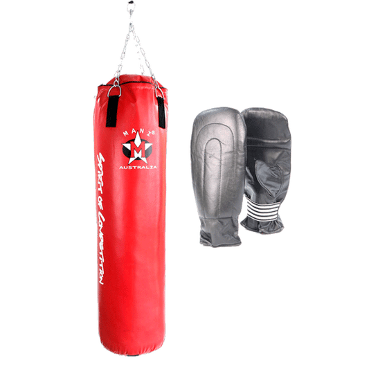Mani Punch Bag Bundle - heavy bag and mitts set for boxing training | MMABOXING
