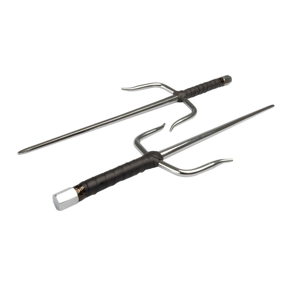 SMAI Chrome Octagon Sai - Martial Arts Weapon - detail view 2