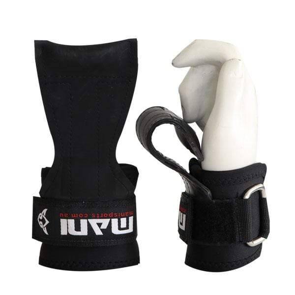 Mani Weightlifting Grips and Straps - lifting support for strength training | MMABOXING
