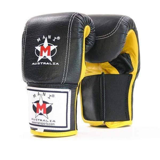 Mani Supreme Leather Bag Mitts - boxing bag mitts product photo