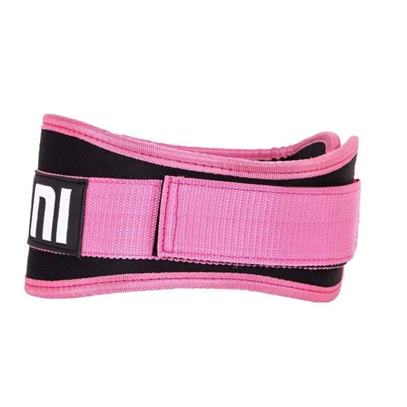Mani Synthetic Pink Weight Training Belt - weightlifting belt for strength training | MMABOXING
