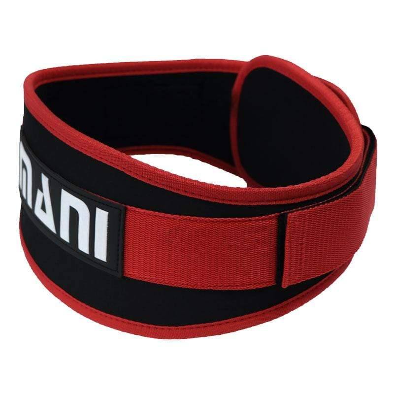 Mani Synthetic 5" Weight Training Belt - weightlifting belt for strength training | MMABOXING