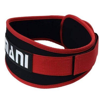 Mani Synthetic 5" Weight Training Belt - weightlifting belt for strength training | MMABOXING