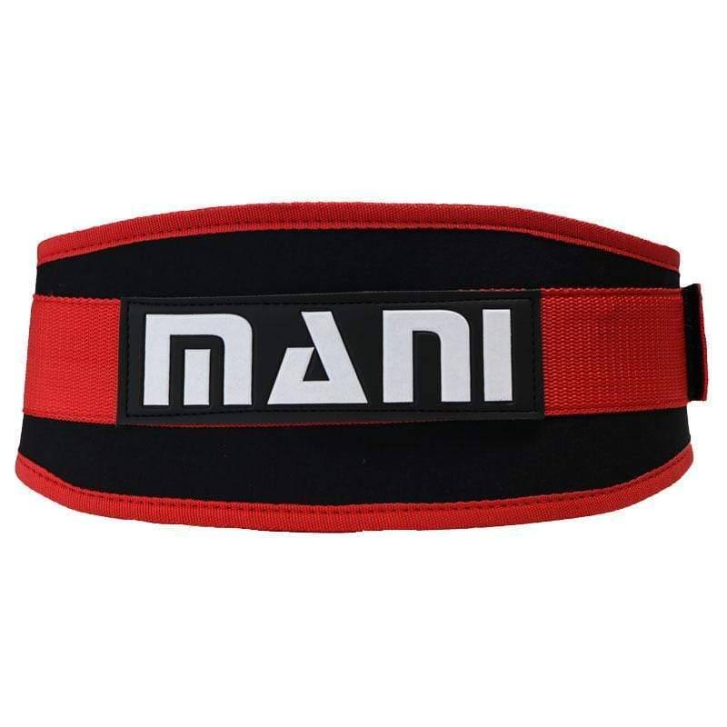 Mani Synthetic 5" Weight Training Belt - weightlifting belt for strength training | MMABOXING