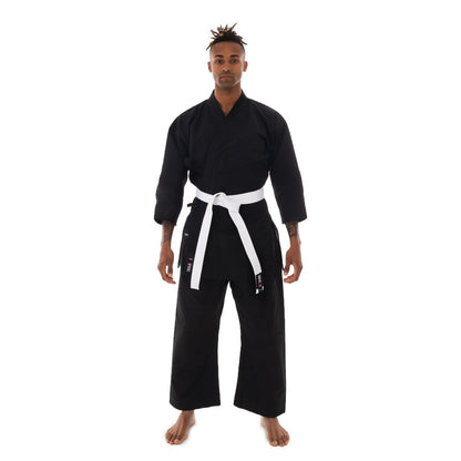 SMAI 12oz Canvas Karate Gi - Black Karate Uniform - martial arts uniforms product photo