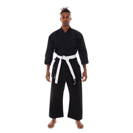 SMAI 12oz Canvas Karate Gi - Black Karate Uniform - martial arts uniforms product photo