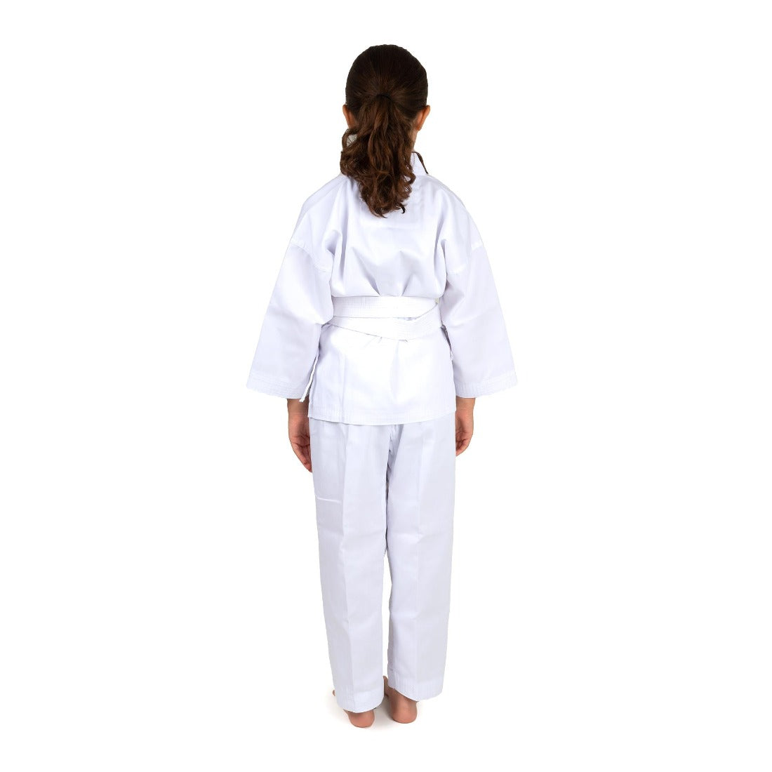 SMAI Classic 8oz White Student Karate Gi - Karate Uniform - detail view 9
