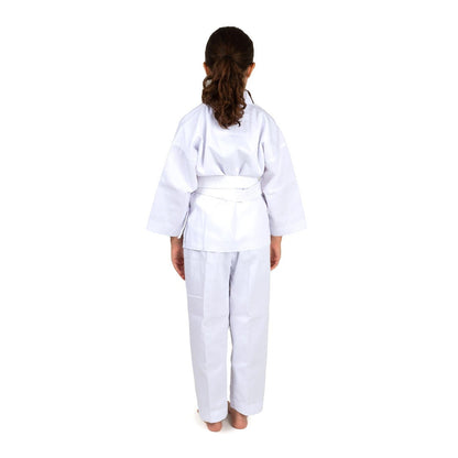 SMAI Classic 8oz White Student Karate Gi - Karate Uniform - detail view 9