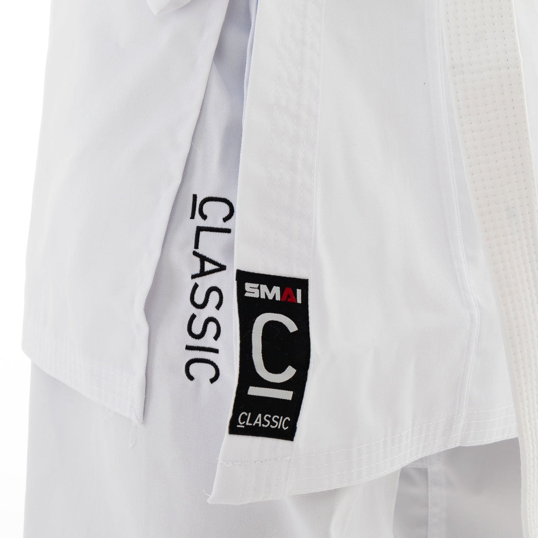 SMAI Classic 8oz White Student Karate Gi - Karate Uniform - detail view 11