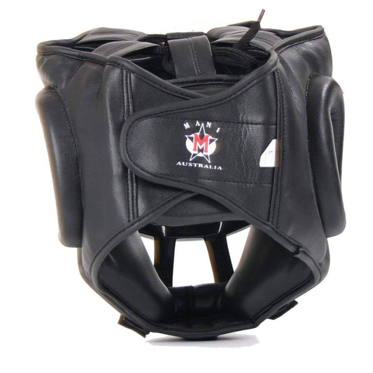 Mani Grilled Head Guard With Detachable Face Shield - full-face headgear for combat sports | MMABOXING